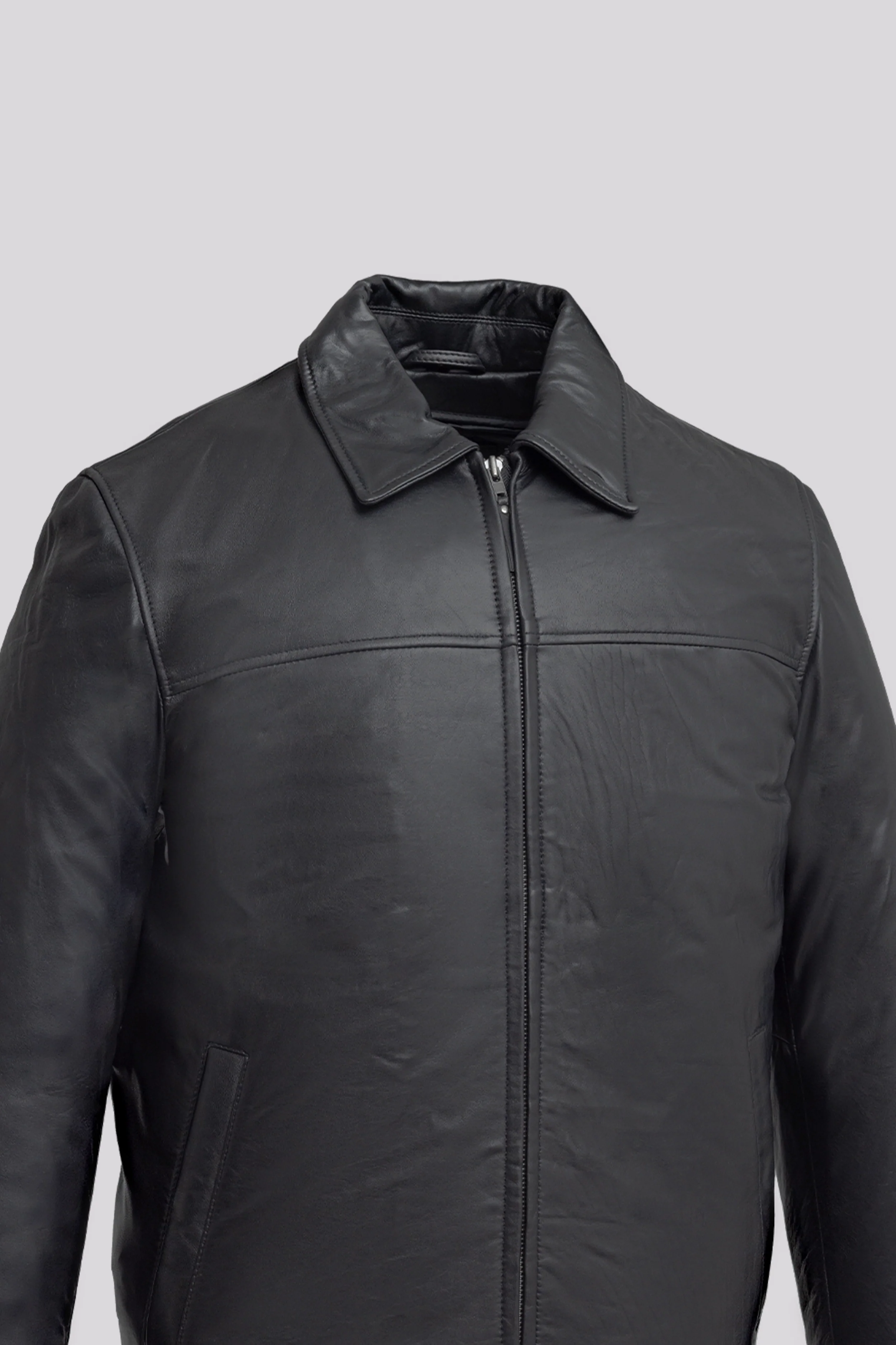 Anderson Men's Cowhide Leather Jacket - Image 5