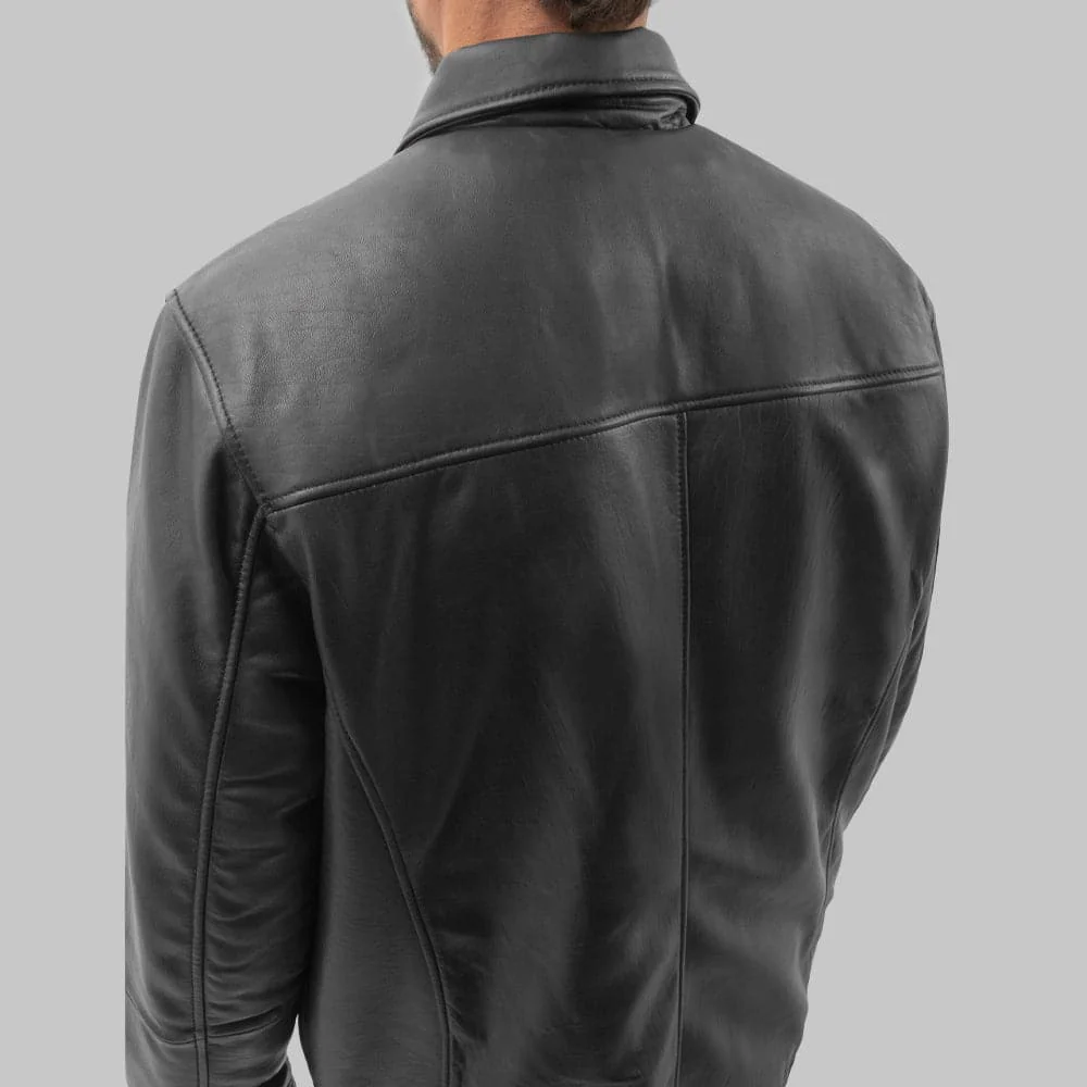 Anderson Men's Cowhide Leather Jacket - Image 9