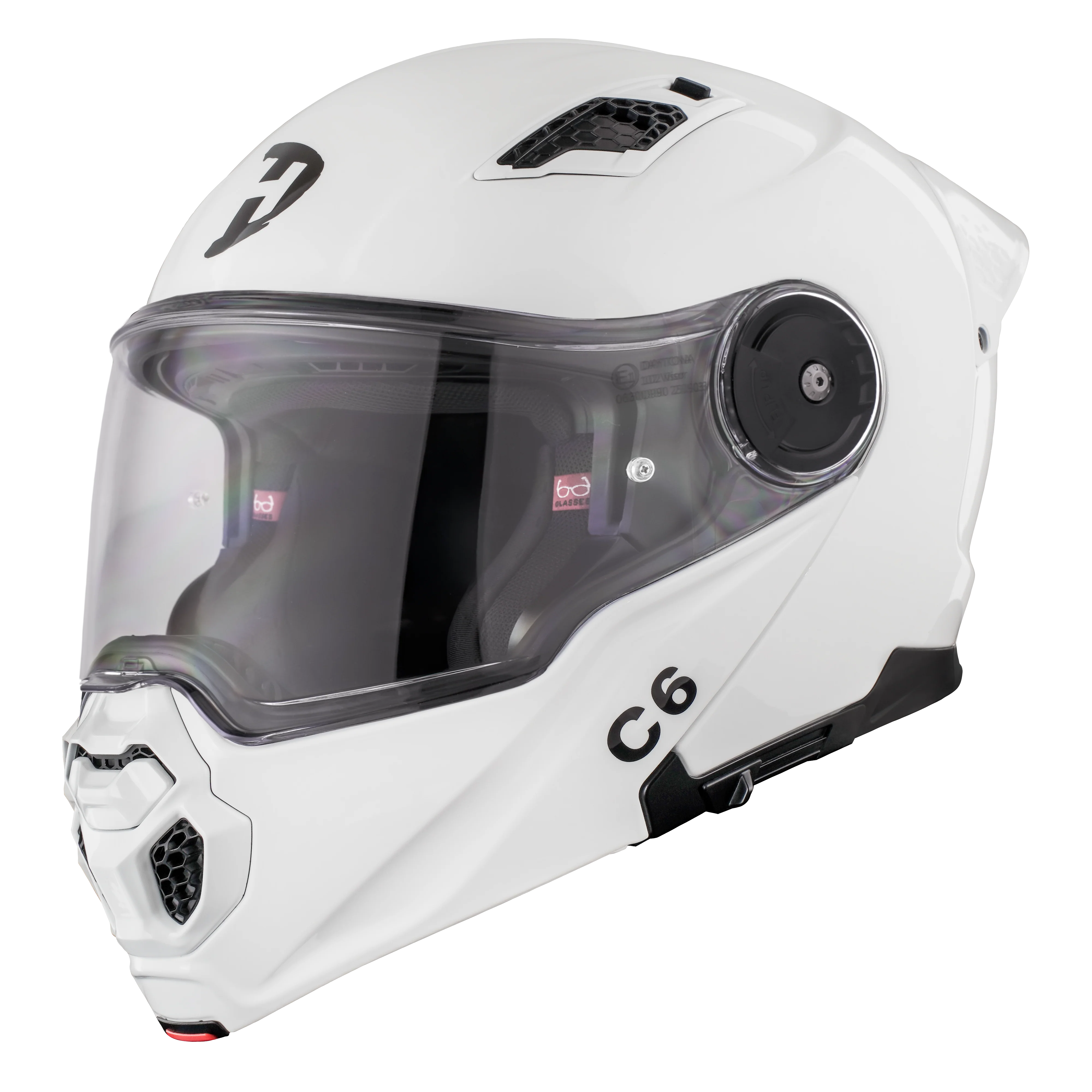 D.O.T. & ECE Daytona C6- Hi-Gloss White - Image 2