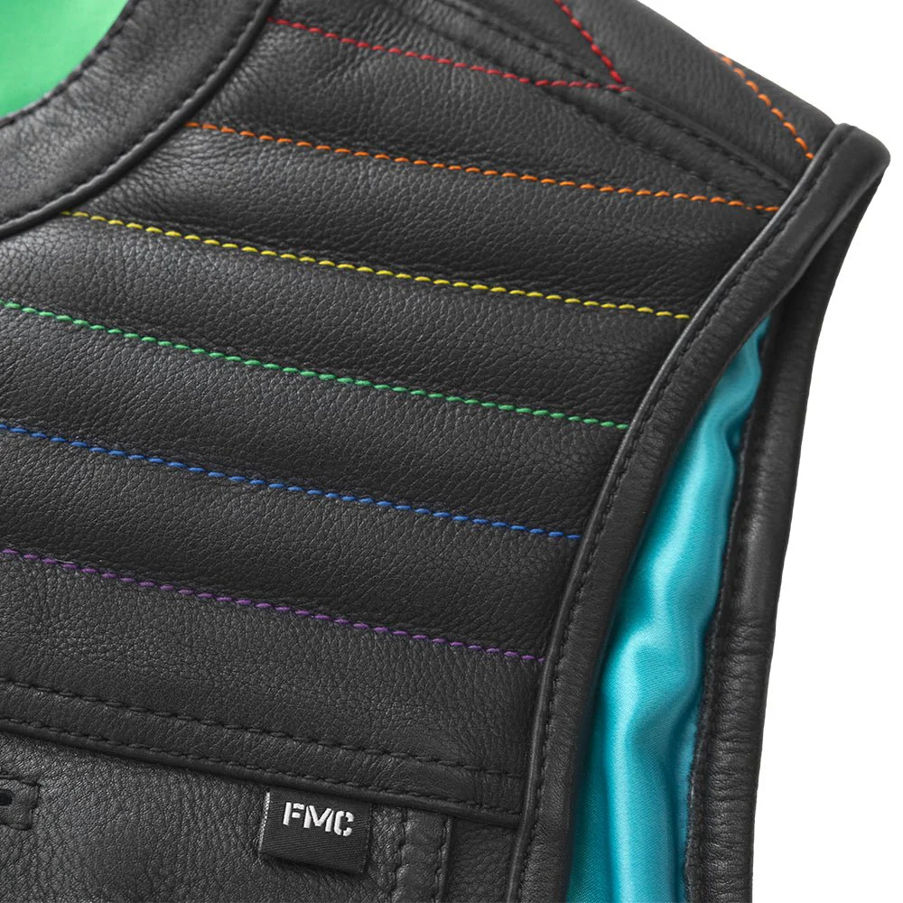 Dio - Men's Leather Motorcycle Vest - Limited Edition - Image 5