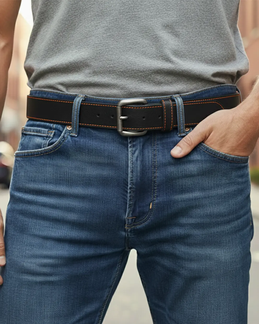 FULL GRAIN WITH CUSTOM STITCH BELTS - Image 27