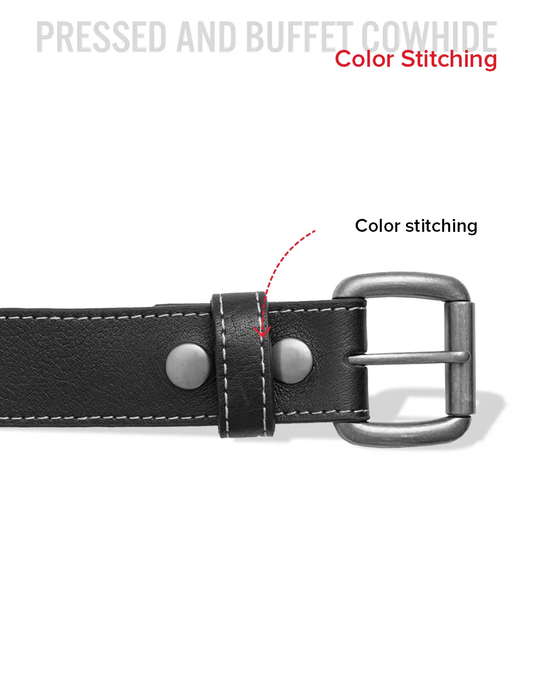 FULL GRAIN WITH CUSTOM STITCH BELTS - Image 31