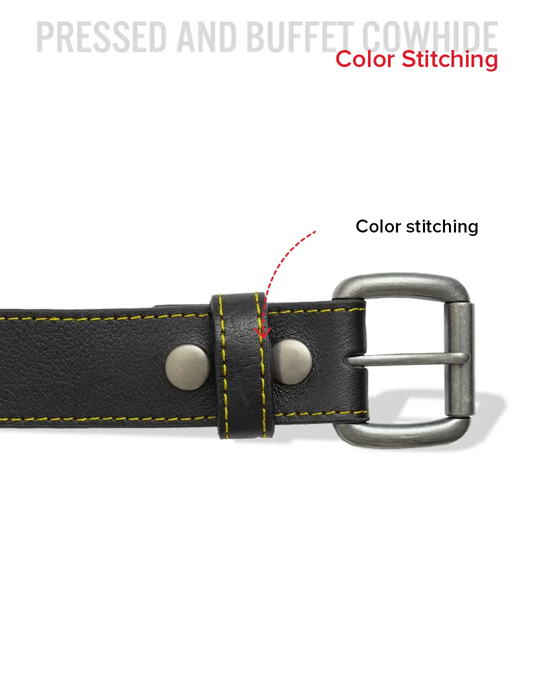FULL GRAIN WITH CUSTOM STITCH BELTS - Image 34