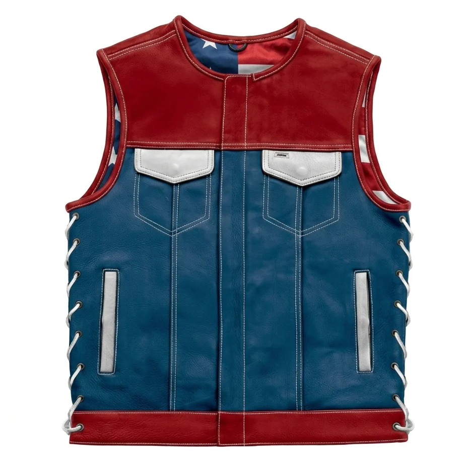 Independence Day Men's Club Style Vest - Image 3