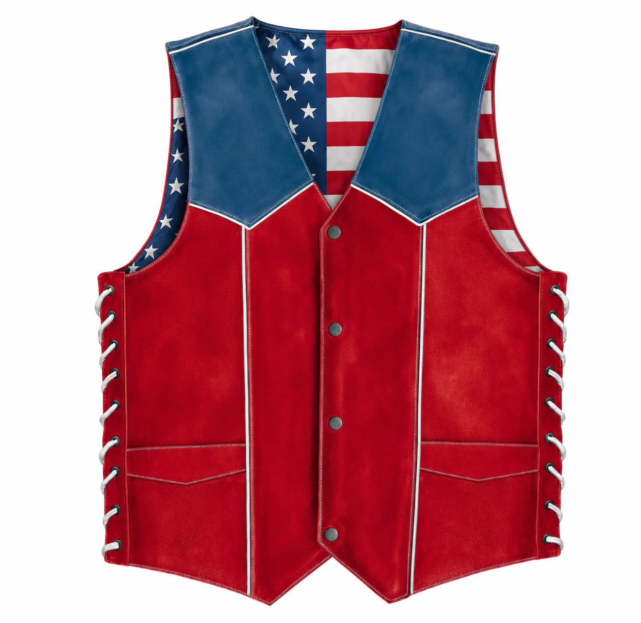 Independence Day Western Style Vest