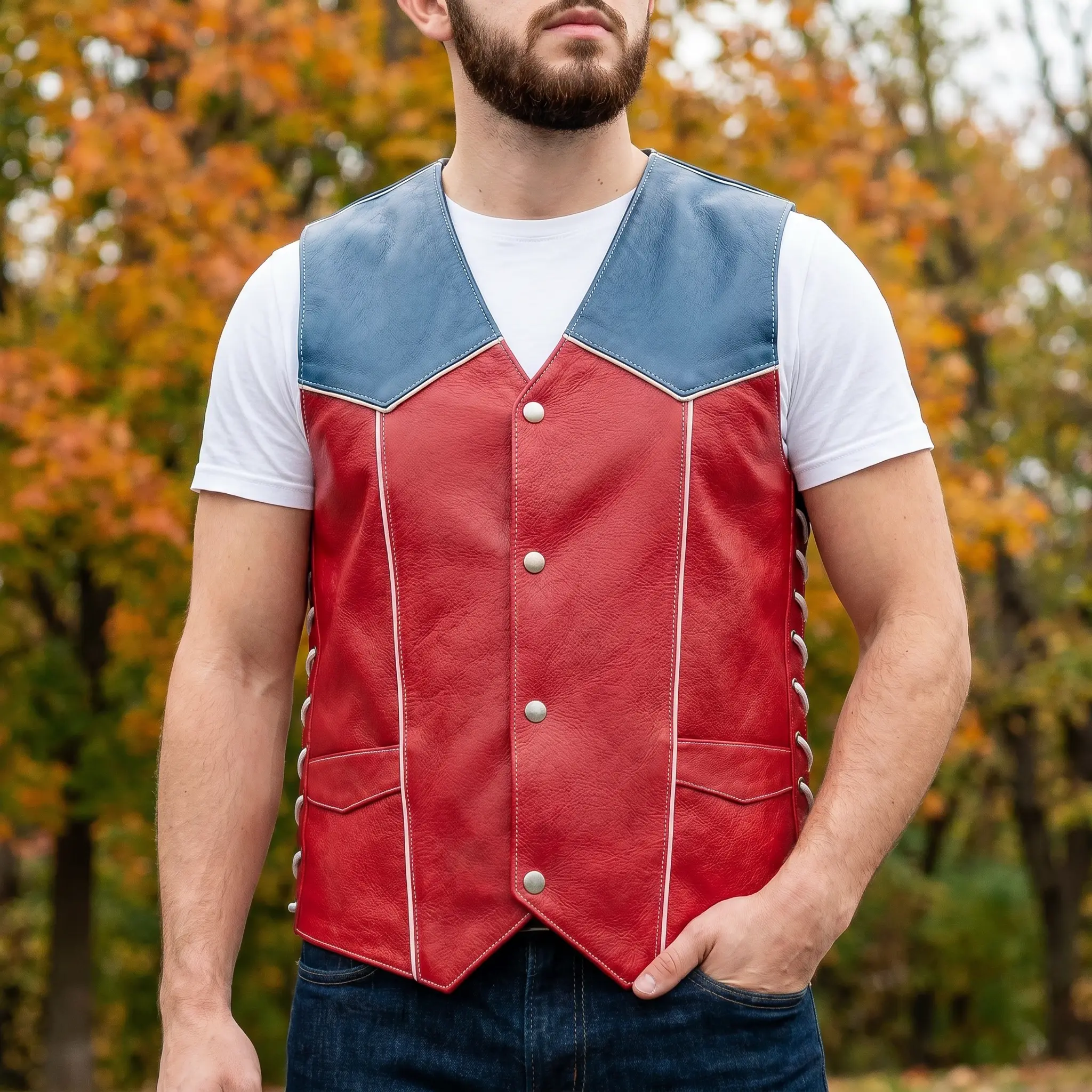 Independence Day Western Style Vest - Image 3