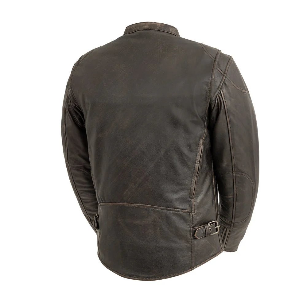 Indy Men's Motorcycle Leather Jacket - Image 10