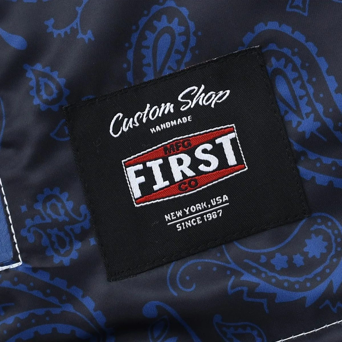 Ironclad - Men’s Blue&Black Leather/Canvas Motorcycle Vest - Image 7
