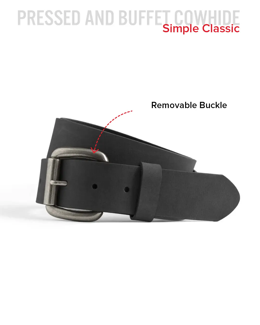 Leather Belt 1 1/2" - Image 7