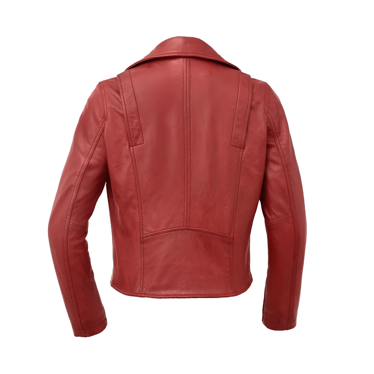 Lennox Moto Style Leather Jacket - Image 12