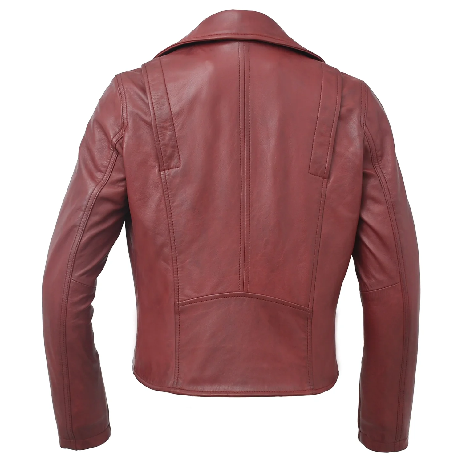 Lennox Moto Style Leather Jacket - Image 17