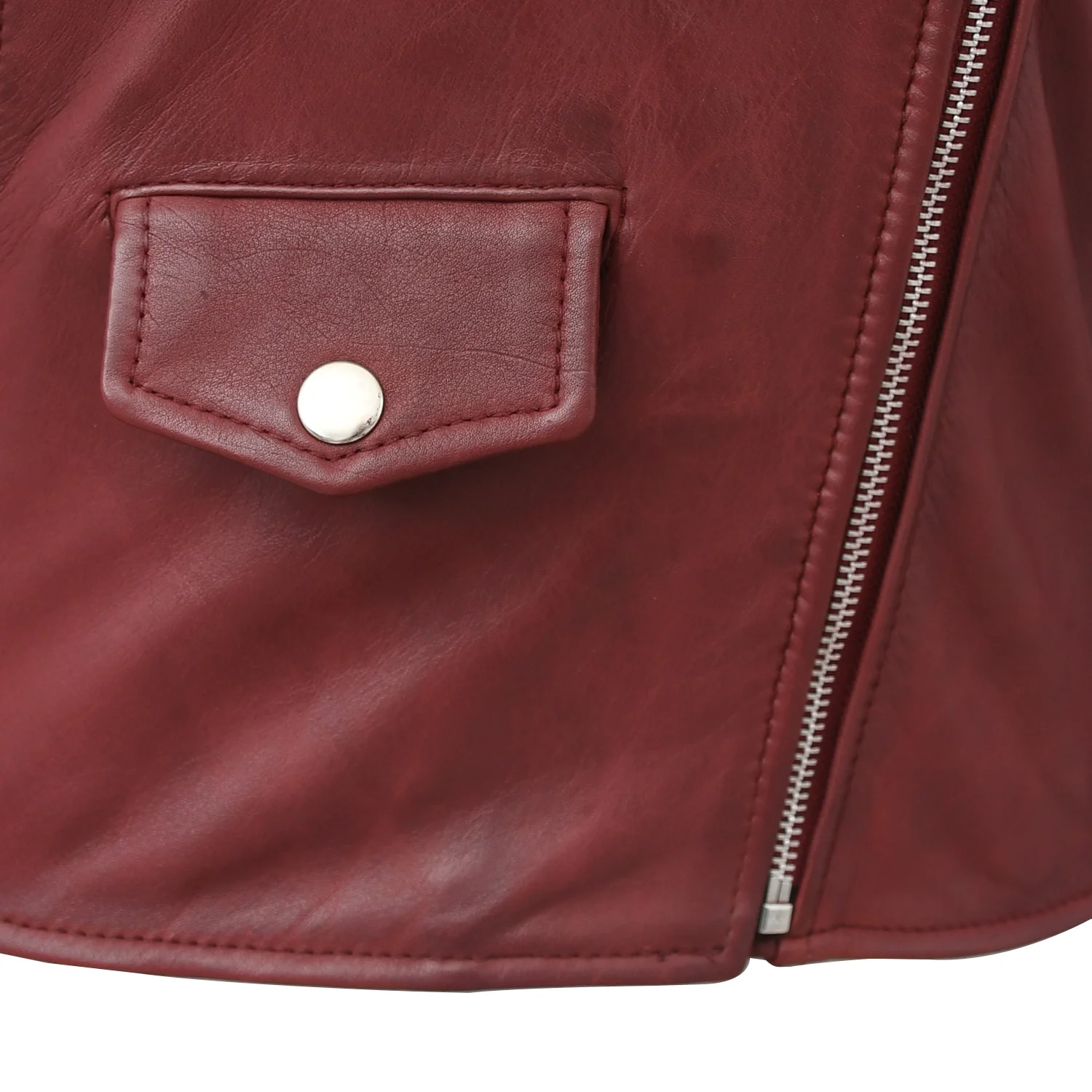 Lennox Moto Style Leather Jacket - Image 18
