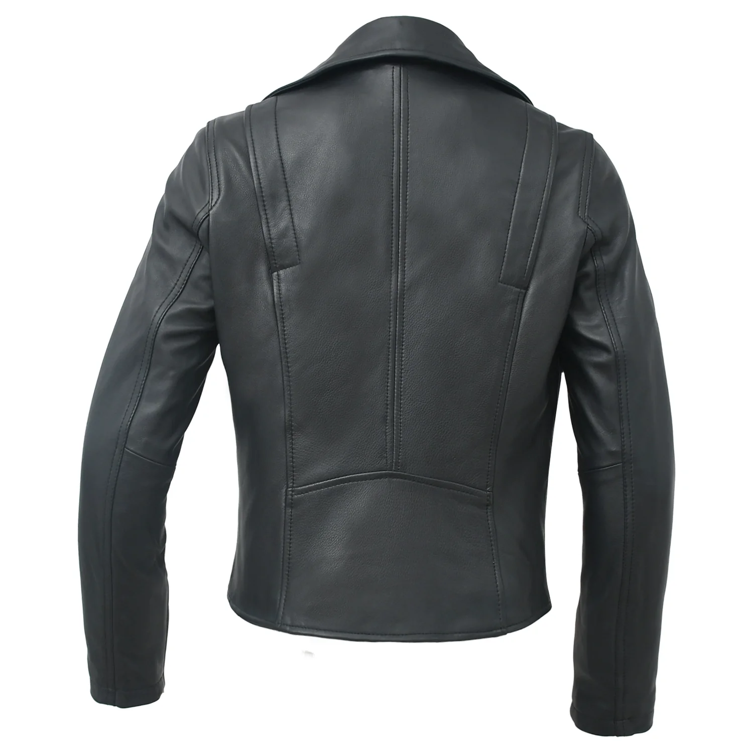 Lennox Moto Style Leather Jacket - Image 23