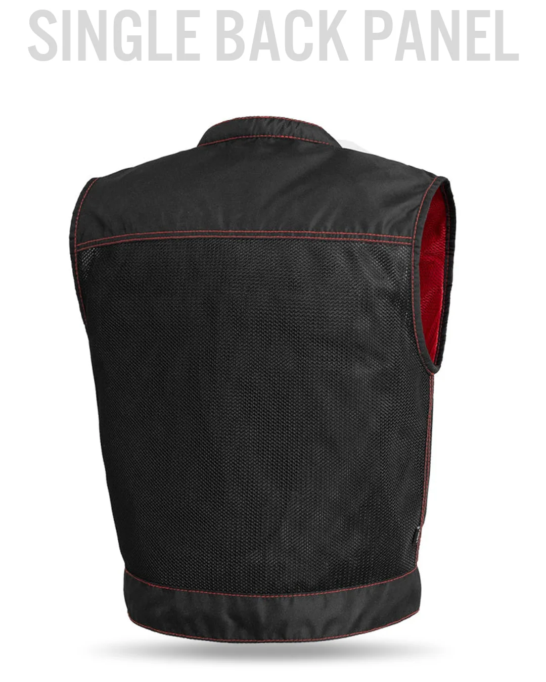 Lowrider Moto Mesh Men's Motorcycle Vest - Image 48