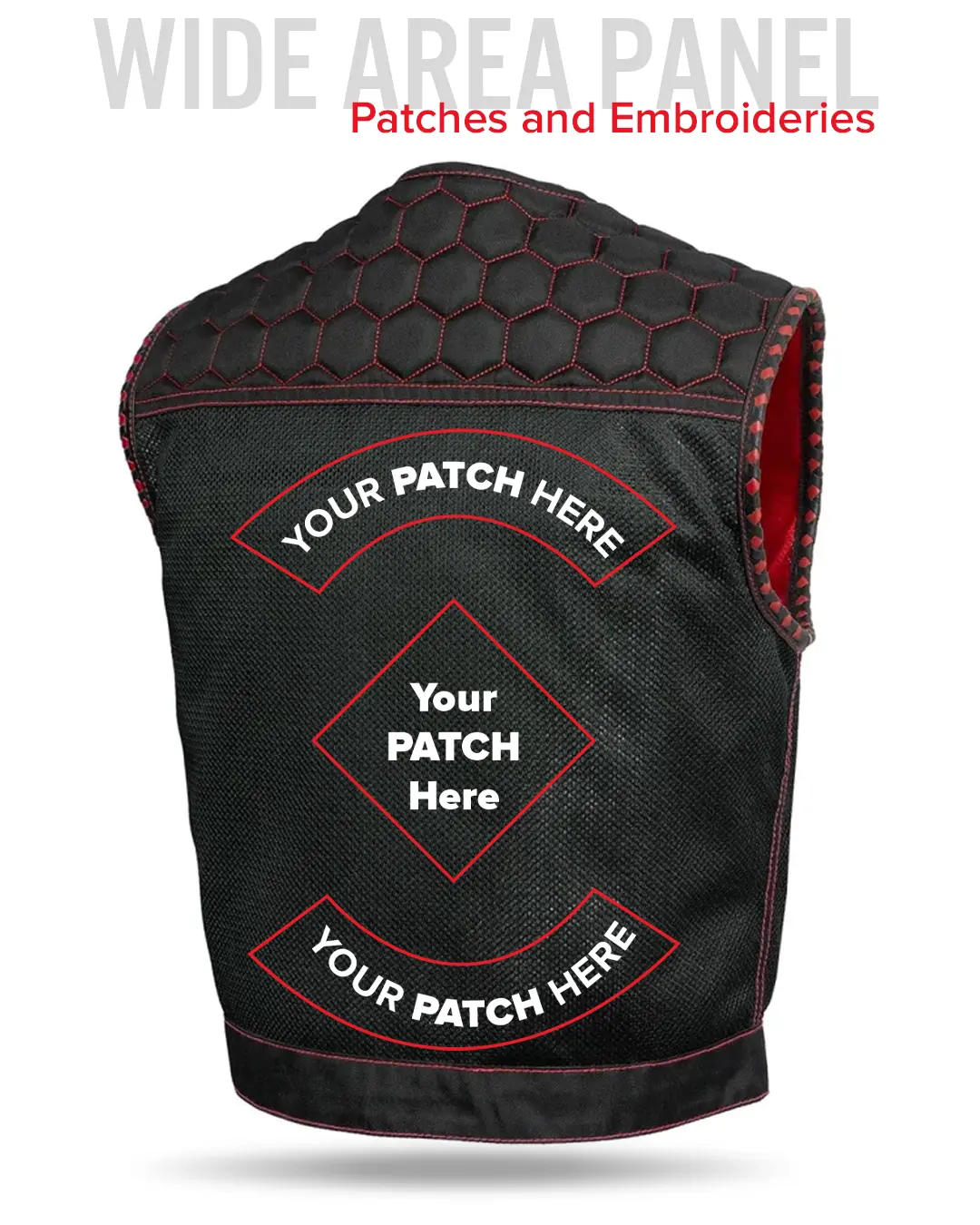 Lowside Hornet Moto Mesh Men's Club Style Vest - Image 27