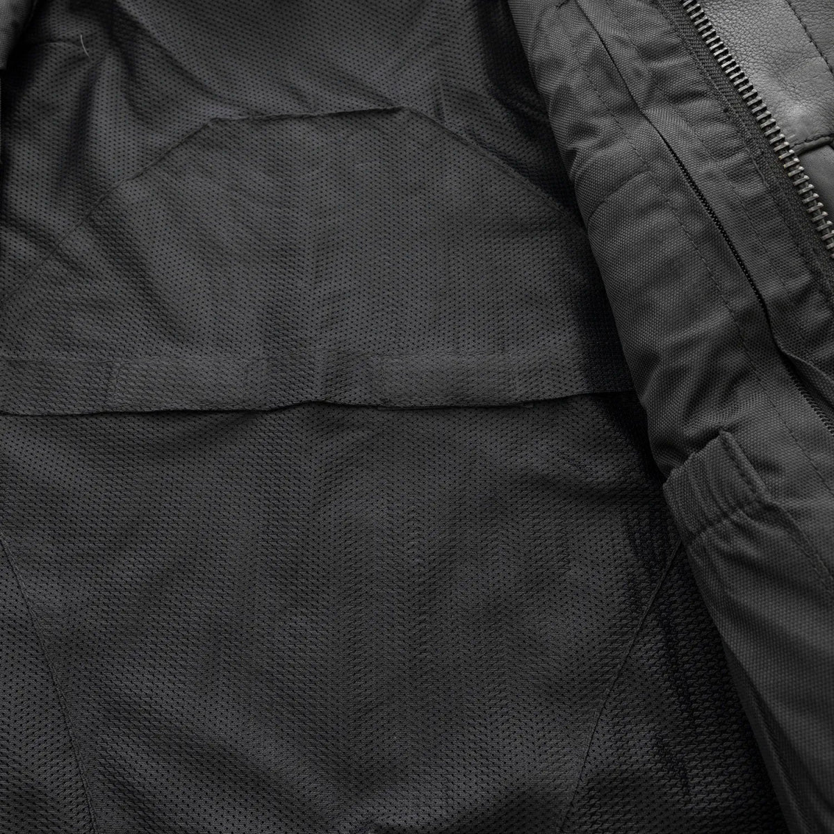 Lowside Men's Motorcycle Leather Vest - Image 4