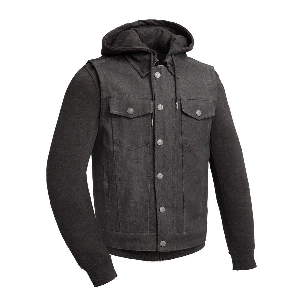 Rook - Men's Motorcycle Denim Vest - Image 8