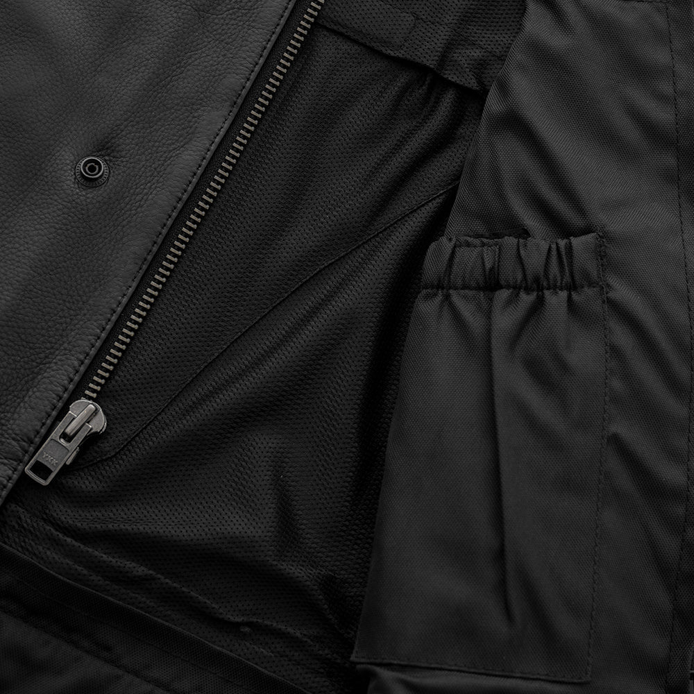 Lowrider Men's Motorcycle Leather Vest - Image 4