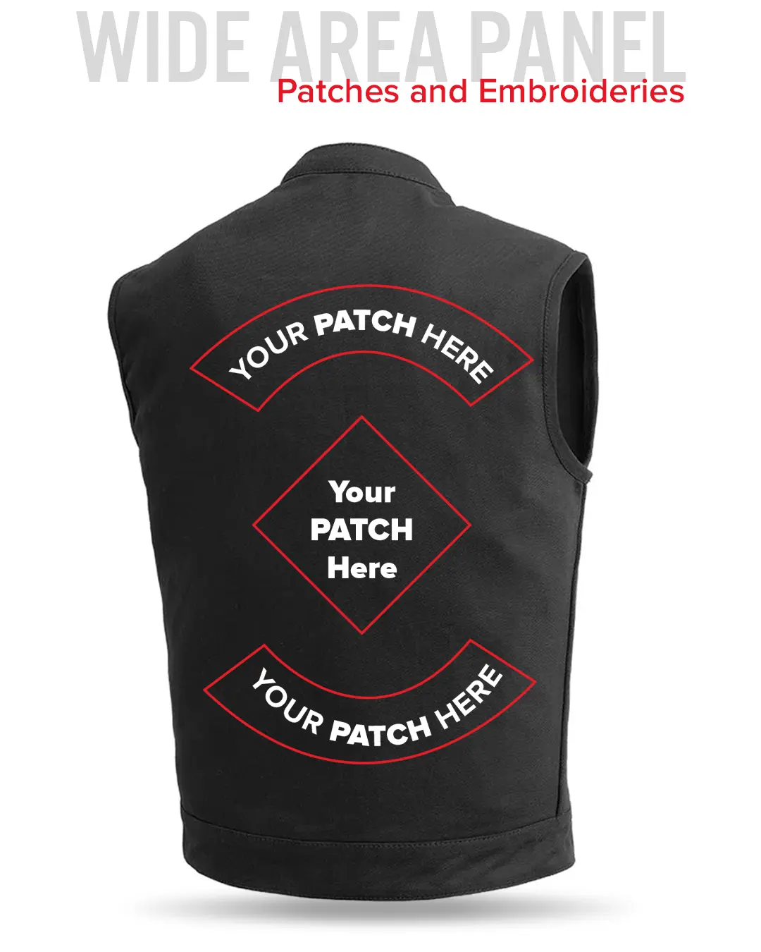 Havoc Men's Motorcycle Twill Vest - Image 6