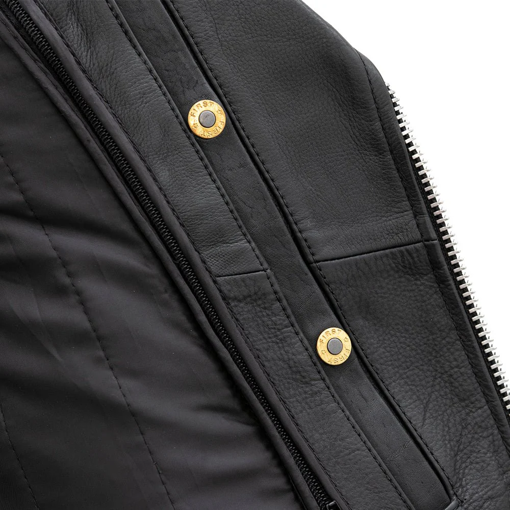 Popstar Women's  Motorcycle Leather Jacket - Image 4