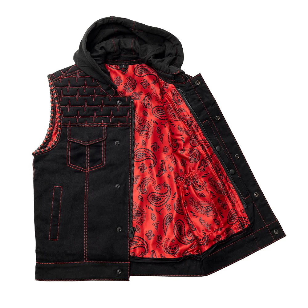 Pulse - Men's Twill Motorcycle Vest - Limited Edition - Image 7