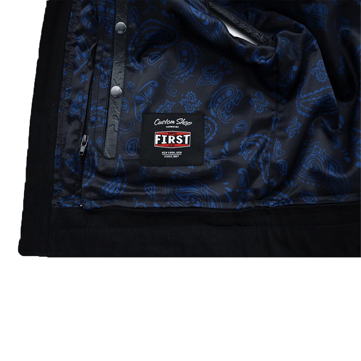 Road Rebel - Men’s Embossed Snake Pattern Motorcycle Vest - Image 6