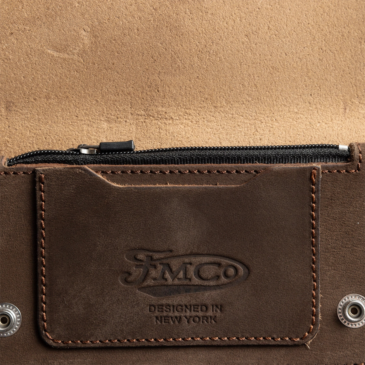 SMALL TRUCKER - Vegetable Tanned Leather Wallet - Image 39