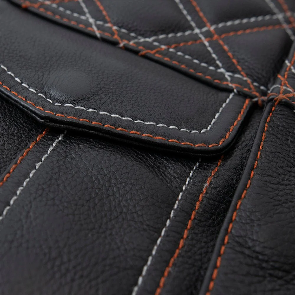 Jack - Men's Leather Motorcycle Vest - Image 4