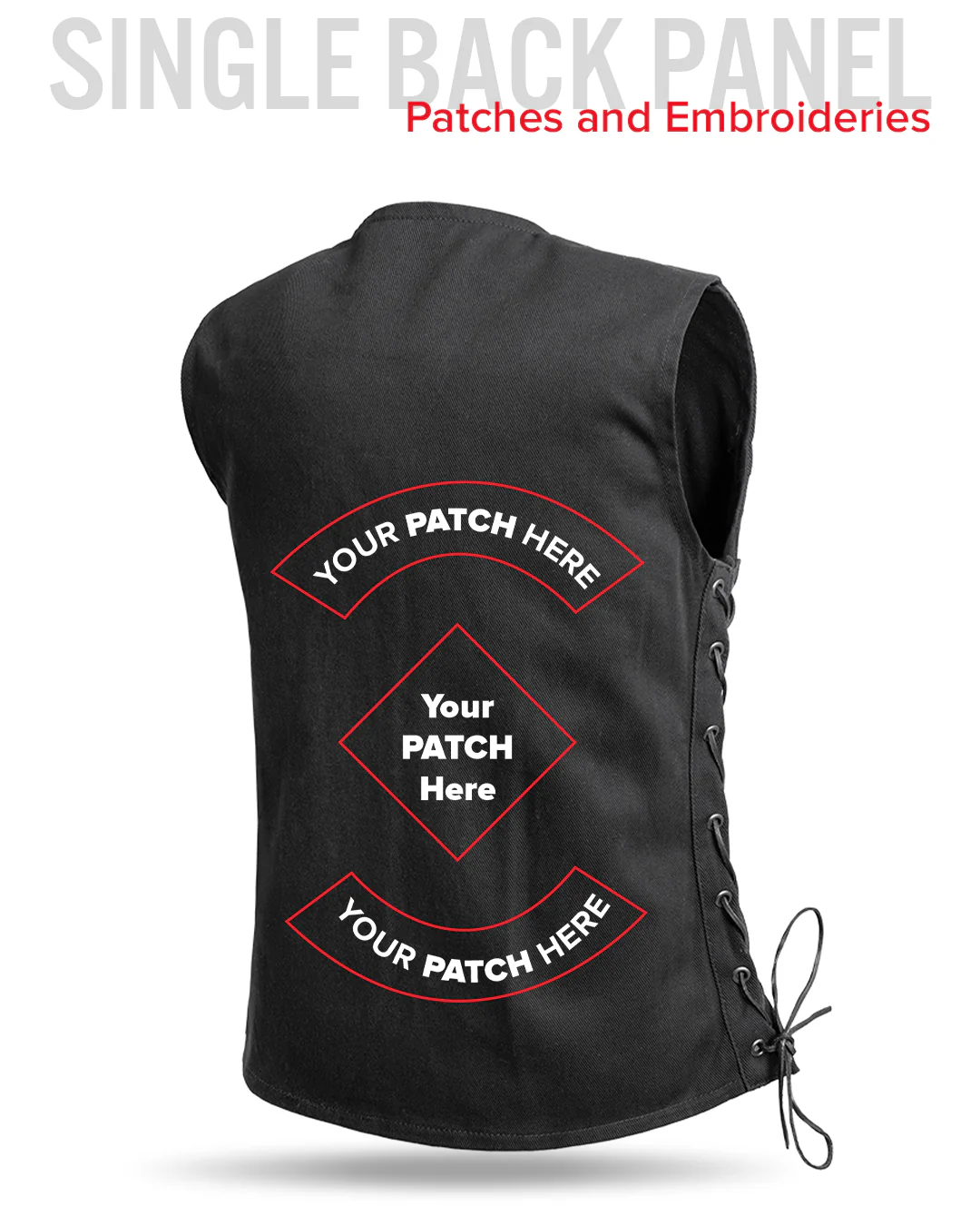 Tiff Women's Motorcycle Twill Vest - Image 6