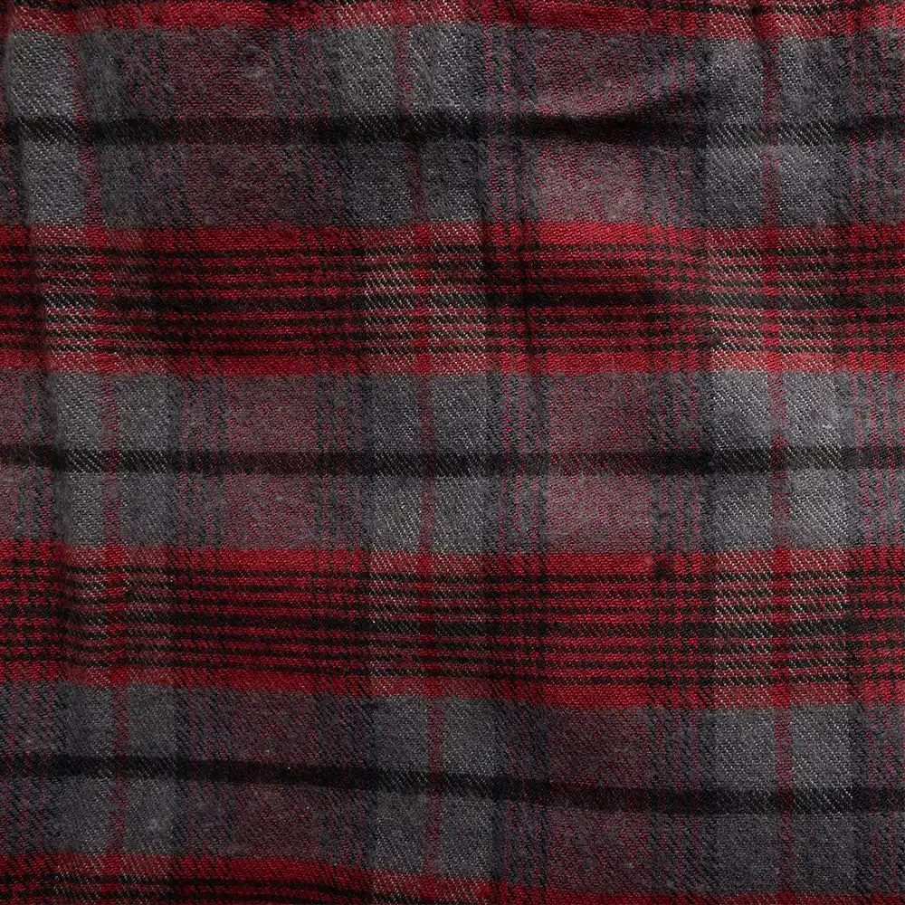 Vintage - Men’s Plaid Motorcycle flannel Shirt - Image 3
