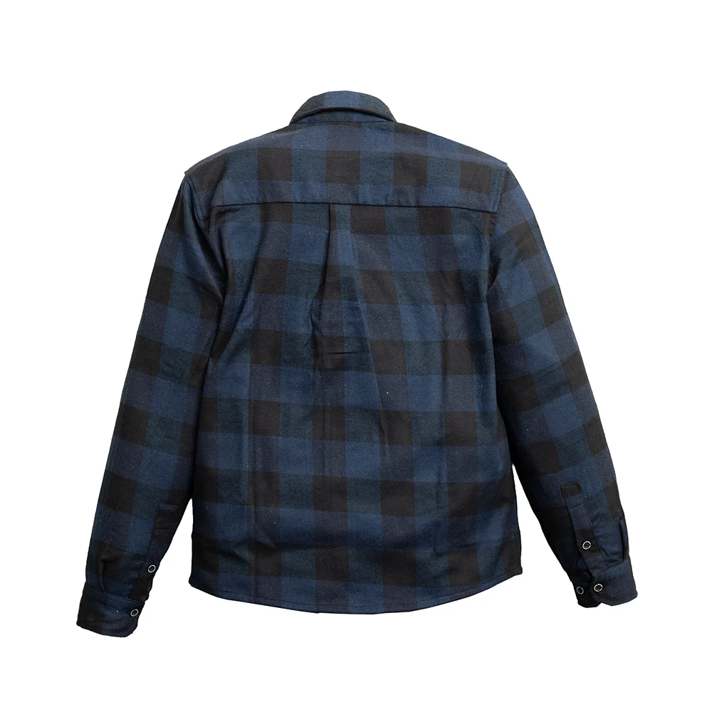 Vintage - Men’s Plaid Motorcycle flannel Shirt - Image 9