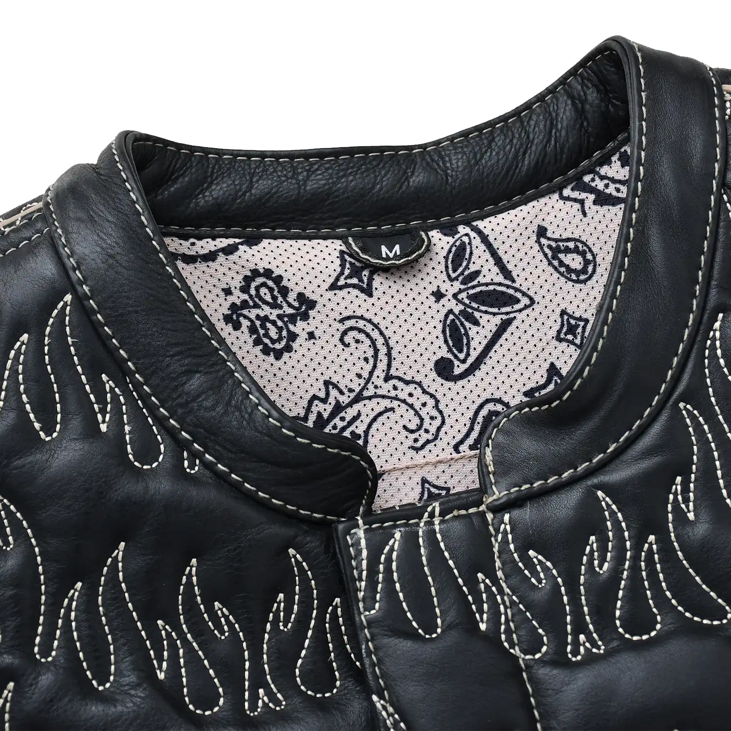 Wildfire Rouge Mens Motorcycle Leather Jacket (Oil Sand/Black) - Image 10