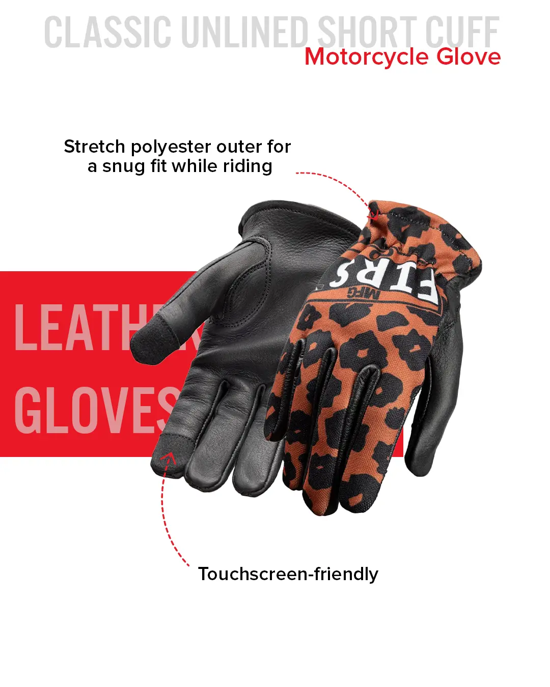 Cheetah Women's Clutch Gloves - Image 4