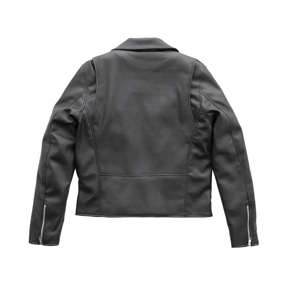 Cassandra - Women's Vegan Leather Motorcycle Jacket - Image 2