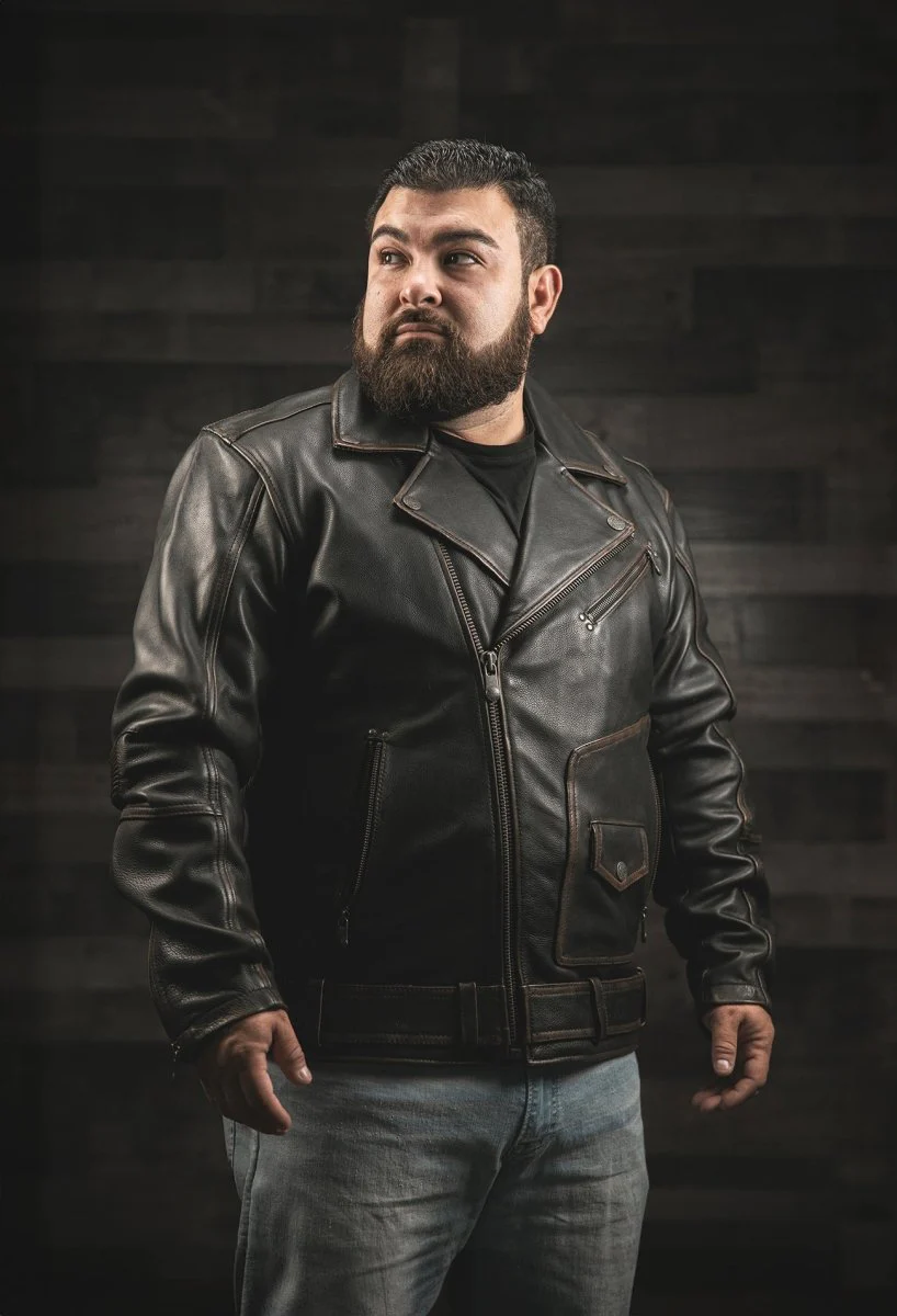 Wrath Men's Motorcycle Leather Jacket - Image 7